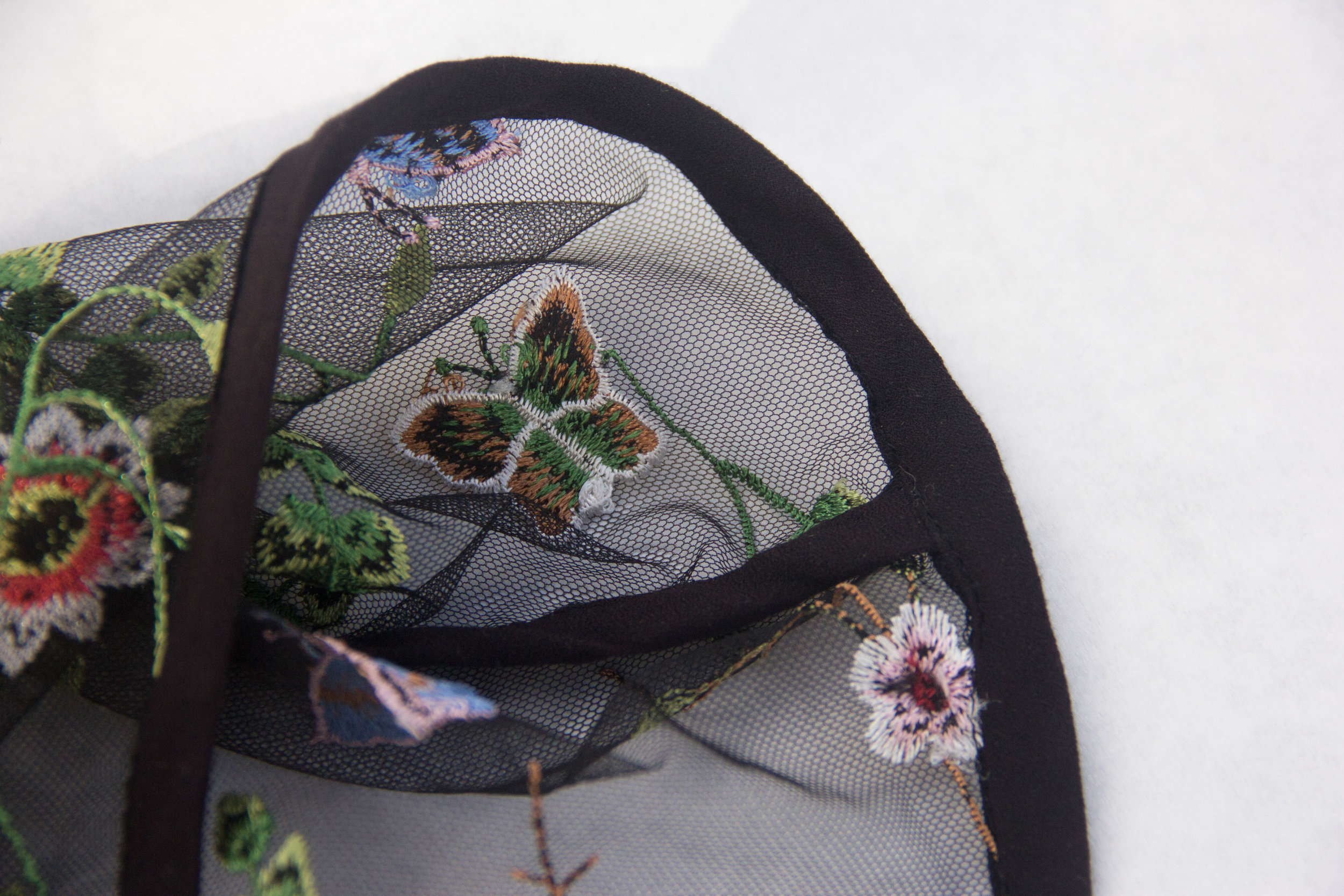 Embroidered Tulle Cut-On Sleeve Shirt — Kat Makes